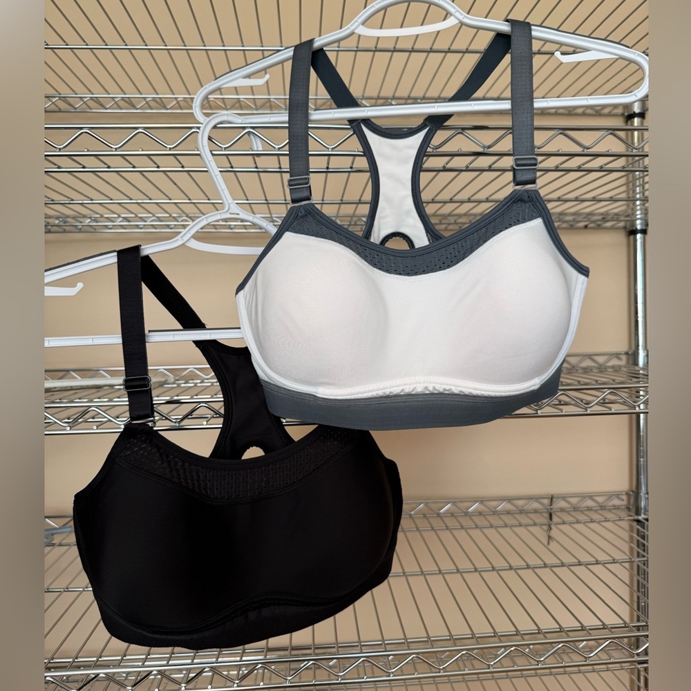 Champion Max Support Black and White Sports Bras